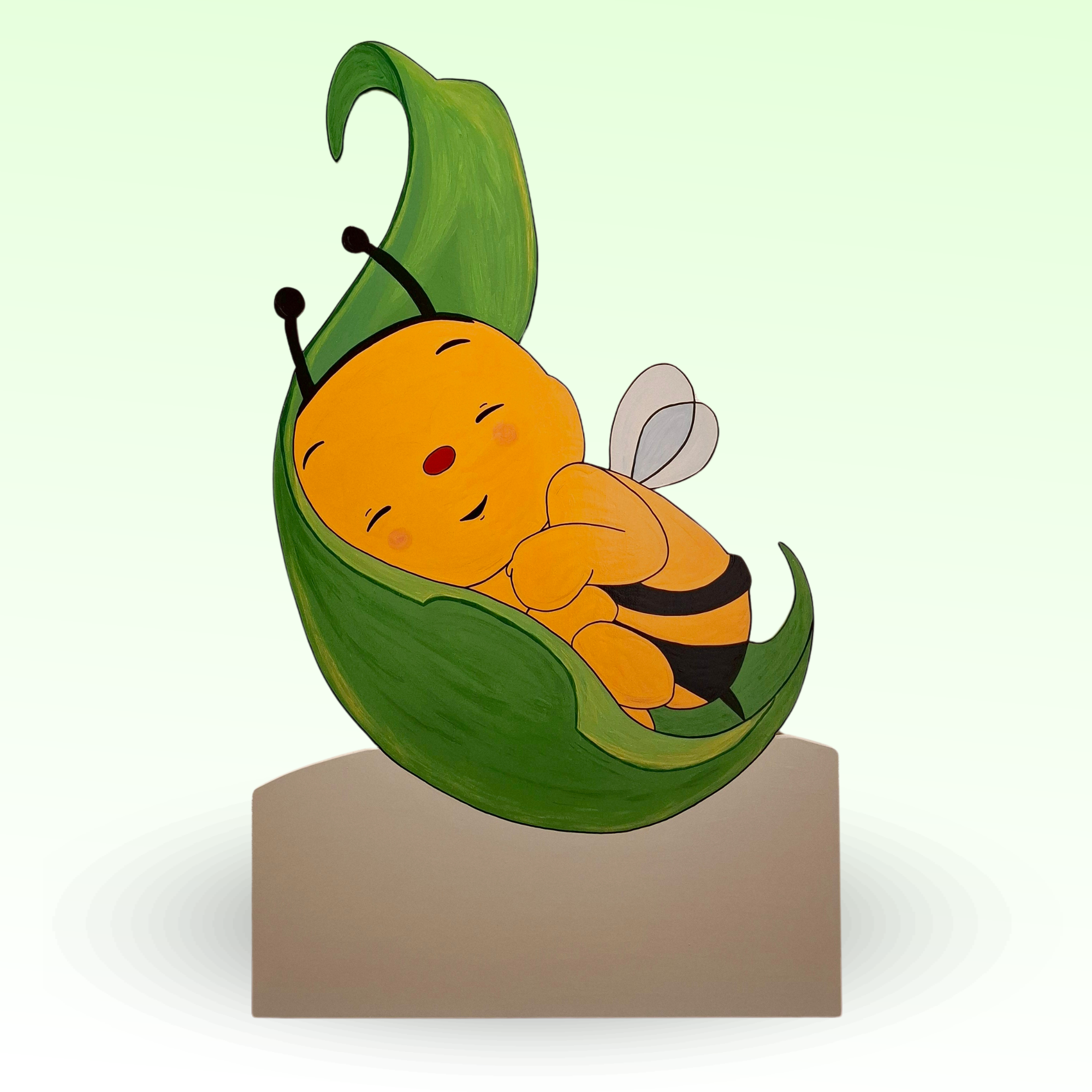 Geburtstafel/Babytafel in Form eines Stromers/Elektrikers. Handgefertigt von Franziska Barmettler, Geburtstafeln Luzern, in Root.