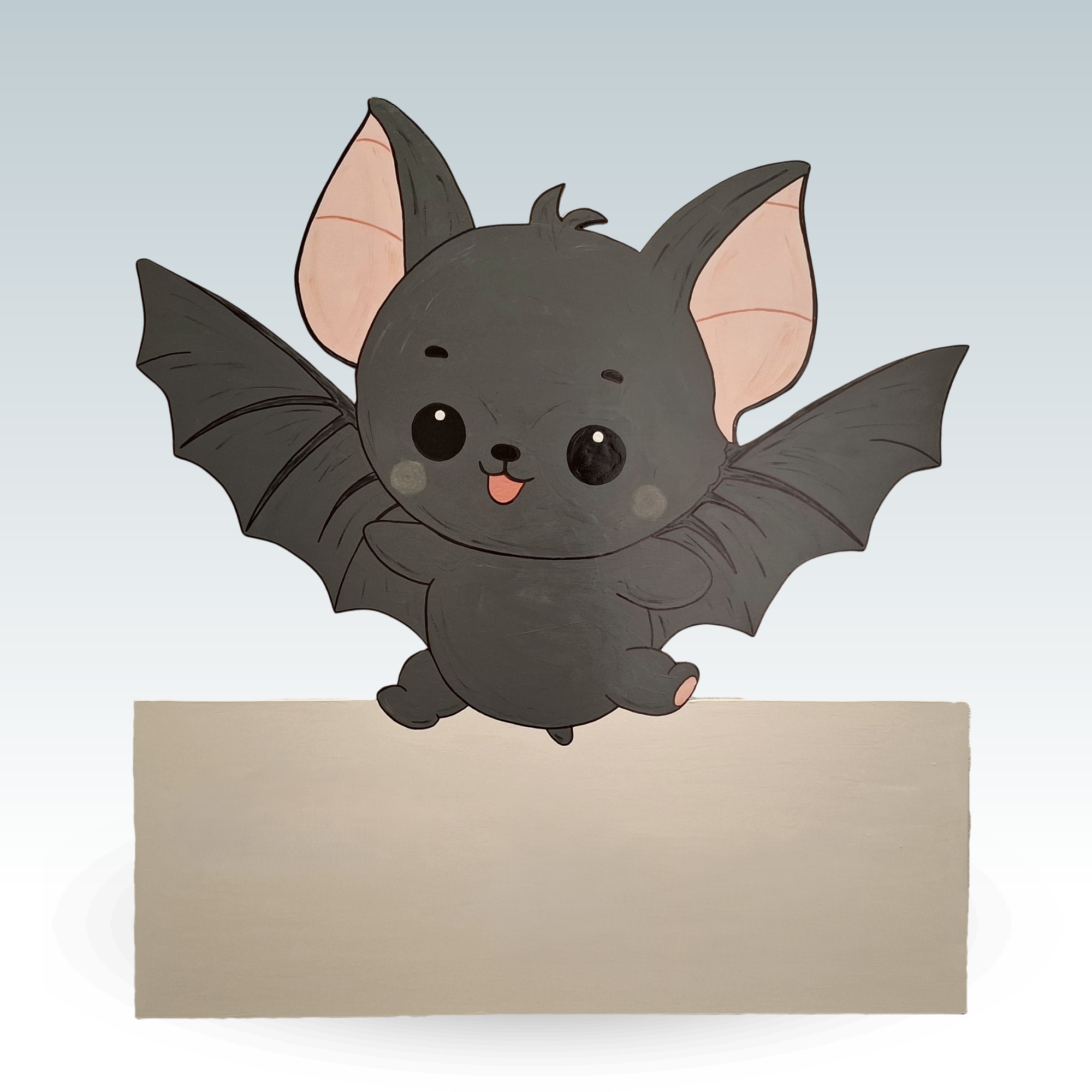 Geburtstafel/Babytafel in Form eines Stromers/Elektrikers. Handgefertigt von Franziska Barmettler, Geburtstafeln Luzern, in Root.