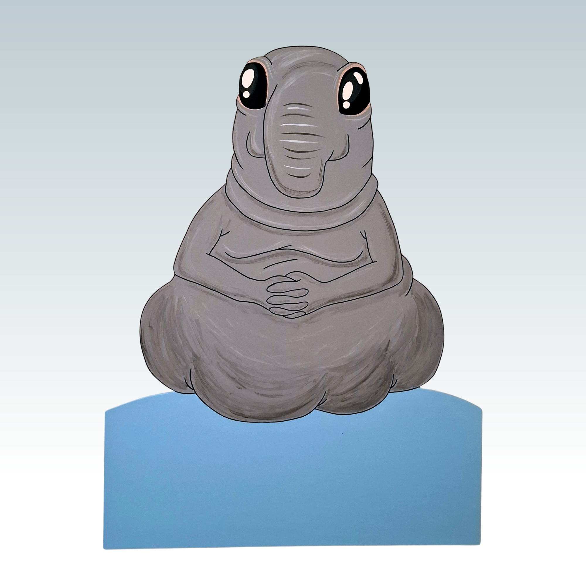 Geburtstafel/Babytafel in Form eines Stromers/Elektrikers. Handgefertigt von Franziska Barmettler, Geburtstafeln Luzern, in Root.