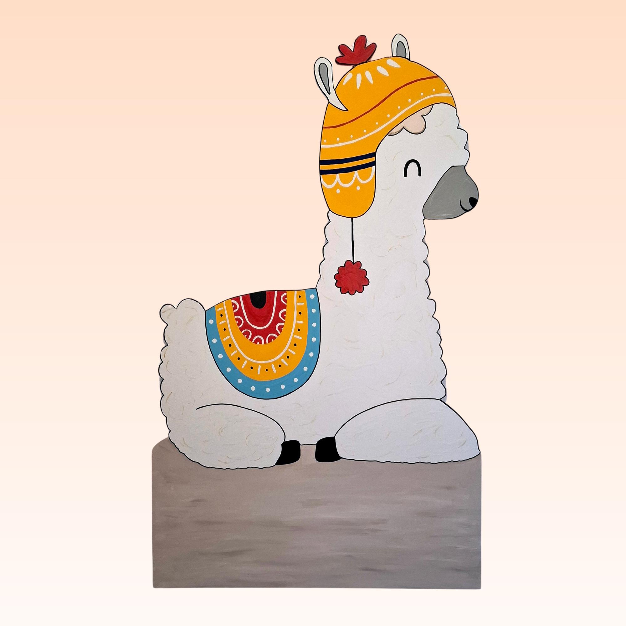 Geburtstafel/Babytafel in Form eines Stromers/Elektrikers. Handgefertigt von Franziska Barmettler, Geburtstafeln Luzern, in Root.