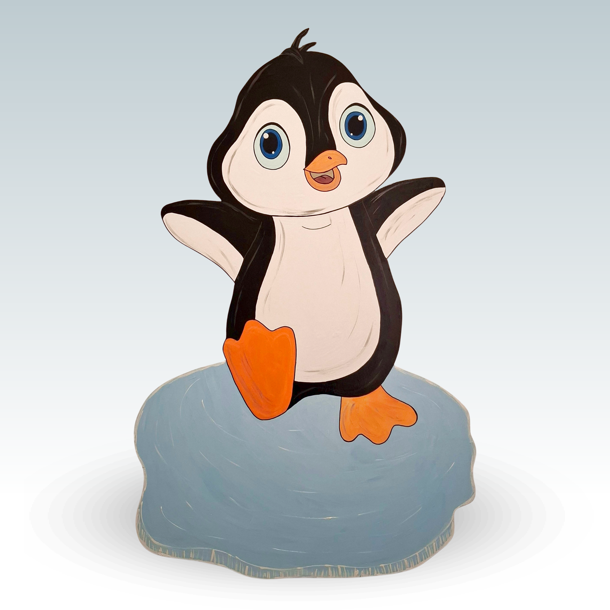 Geburtstafel/Babytafel in Form eines Stromers/Elektrikers. Handgefertigt von Franziska Barmettler, Geburtstafeln Luzern, in Root.